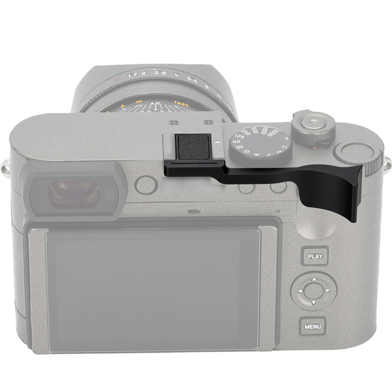 JJC TA-Q3 Thumbs Up Grip for Q3 Camera, Q3 Thumb Grip, Made of Premium Anodized Aluminium Alloy, Silicone Pad, Hot Shoe Grip for Q3, Weight 9G, Size 68.1 x 30.7 x 18mm 3