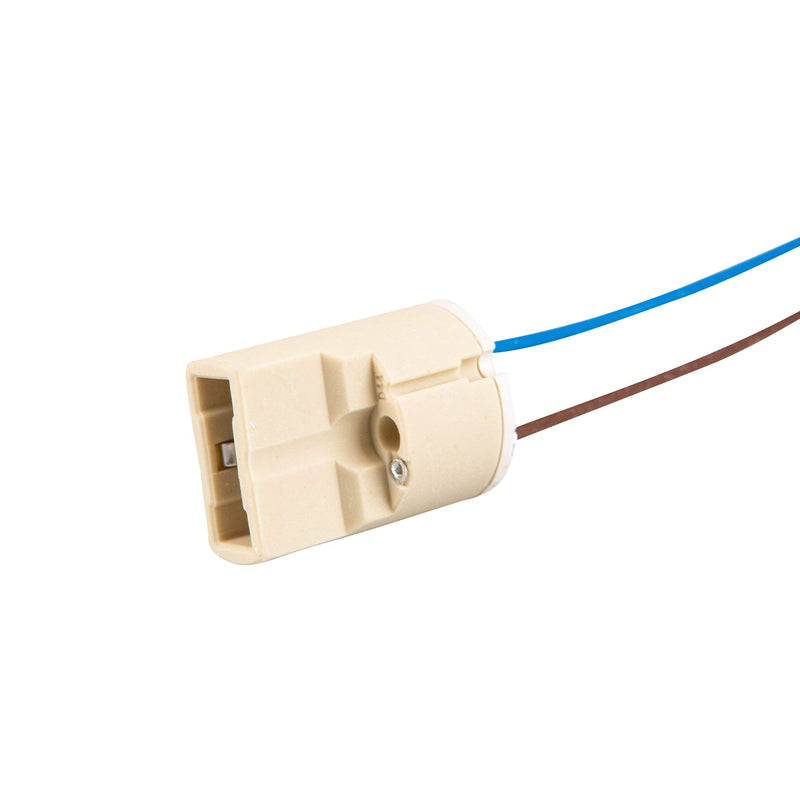 Mextronic lamp base G9 10 pieces socket G9 BASE G9 - narrow design high-voltage ceramic 190-230V halogen socket G9