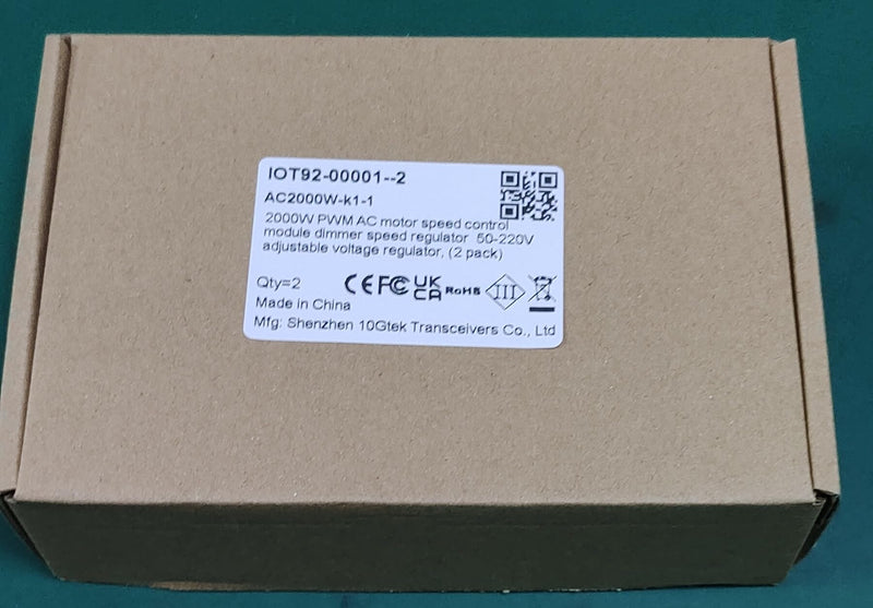 12V-40V 10A PWM DC Speed Controller Motor Speed Controller Module with Reverse Polarity Protection, high Current Protection 12V-40V 10A PWM DC Motor x1