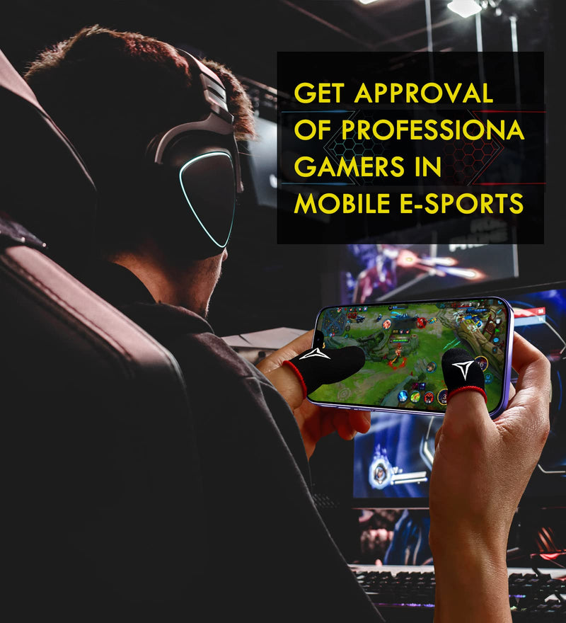3 Colors 15 Pack E-Sports Light Model Gaming Finger Sleeves, 0.15mm Superconducting Nanofibers, Smooth Feel, Anti-Sweat, Extremely Thin, Fit All Touchscreen Devices