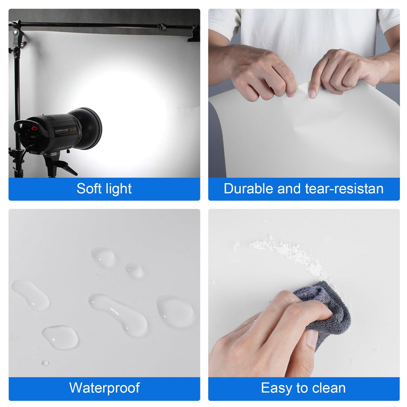 Selens 12Pcs Light Diffuser Sheet 15.3 x15.3inch/39x39CM LED light Diffusion Roll Paper Sheet Soften Light for Photography Video LED Flash Strobe Light