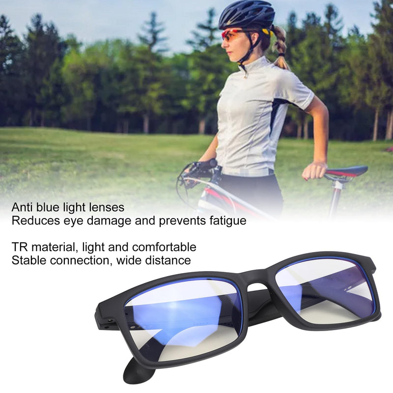 Smart Sound Glasses with Mic, Bluetooth Sunglasses with Blue Light Blocking, Touch Voice Assistant, Sports Smart Glasses for Outdoor Cycling Running Driving