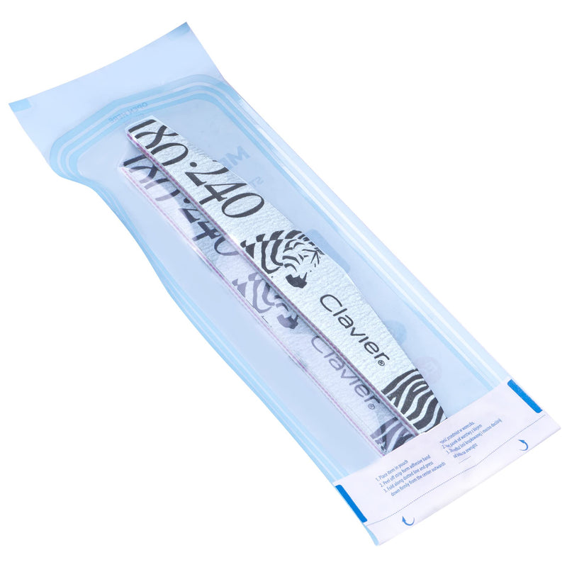 Pack of 200 Self-Sealing Sterilisation Bags, PVC Dental Sterilisation Bags, Self-Sealing Bag, Autoclave Steriliser Bag for Cleaning Tools (90 x 260 cm)