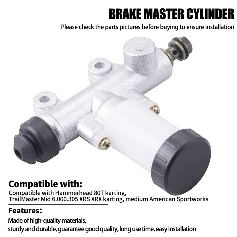 Brake Master Cylinder HammerHead 80T TrailMaster MID 6.000.305 XRS XRX Go Kart Brake Master Cylinder