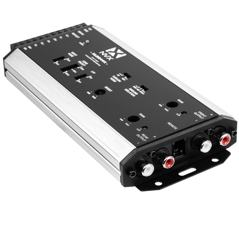 NVX XLOC44X 4 inputs / 4 outputs High Voltage Active Line Output Converter with Impedance Matching and Remote Level Control 4 Input | 4 Output