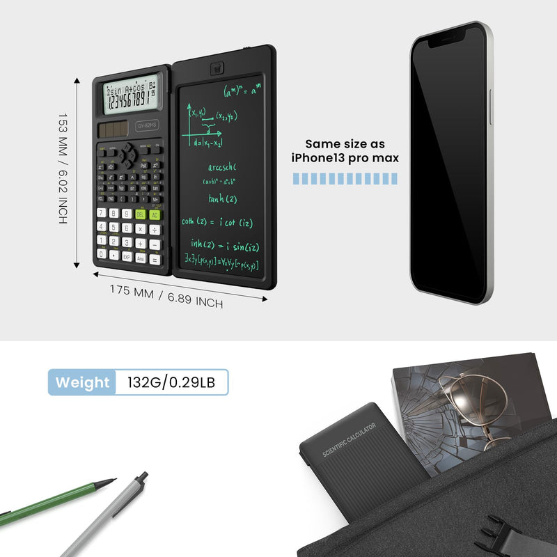 82 MS Scientific Calculator for School with Notepad * 2