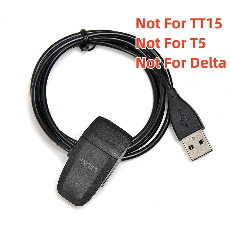 Charging Clip Charger for Garmin TT15Mini T5Mini TB10 PT10 PT6 for Garmin Sport PRO Series 3/4-Inch Collar Strap for PT TTmini Series (a- Charger Clip Only)
