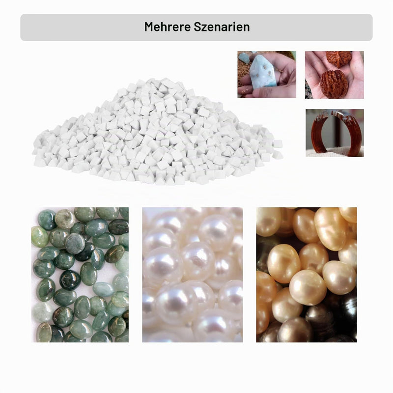 4 mm Ceramic Grinding Body, 500 g Polishing Granules Triangle Ceramic Filling Media Abrasive Polishing Ceramic Triangle Abrasive for Use in Vibrating Tumblers or Rotating Tumblers