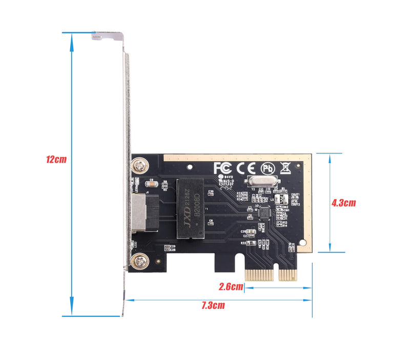 IO Crest PCIe Gigabit Ethernet Network Card-Independent Port 1000Mbps, Realtek RTL8115H Chip Support LACP/Bridge/NAS/Soft Router, Compatible with Windows/Linux/Server (PCIe x1 to x16)