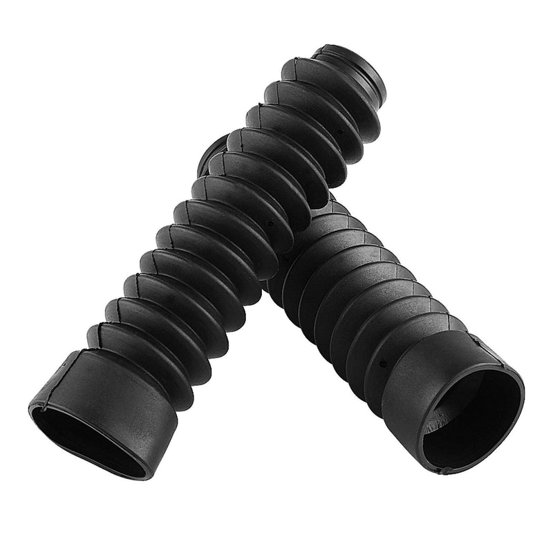 Fork Gaiters,Cubre Polvo for Honda Xr100R-Motorcycle Fork Boots,Front Fork Covers Gaiters, 1 Pair 205 x 42 mm Motorcycle Front Fork Cover Gaiters Boots Shock Damping Cover Rubber (Black)