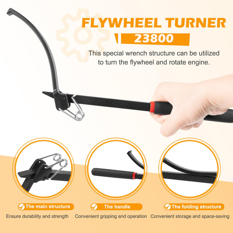 Flywheel Turner Wrench Turning Tool for Turning and Holding Flex Plates and Flywheels