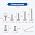 M6 x 16mm/20mm/25mm/30mm/40mm 140Pcs Hex Socket Screws Head Nuts 16/20/25/30/40mm (140pcs)