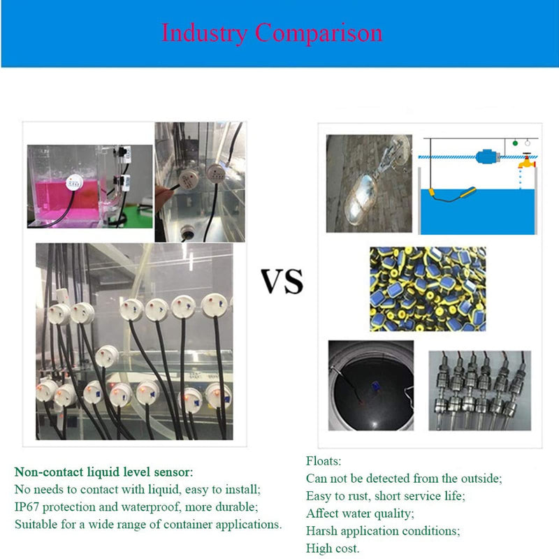 Automatic Tank Water Level Controller - Non-Contact Liquid Level Sensor - Fully Automatic Water Pump Controller XKC C352