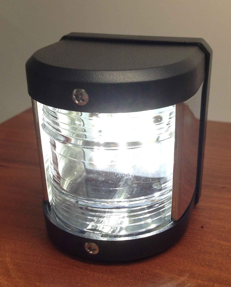 Pactrade Marine Boat Pontoon LED Navigation Light Black ABS Plastic Housing Boats Up to 12M Waterproof IP:66 Surface Mount 2NM (Stern) Stern
