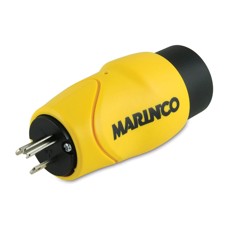 Marinco Shore Power Straight Adapters 30A 125V to 15 or 20A 125V