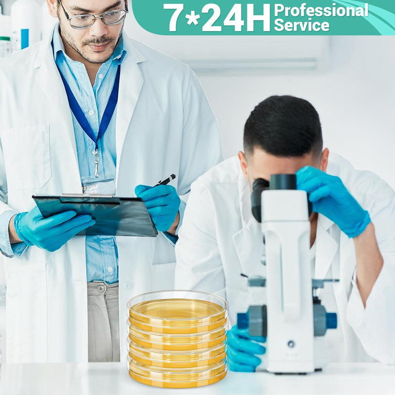 Mold Test Kit for Home - 8 Simple Comprehensive Detection for Air, Surface & HVAC - Rapid Results DIY Science Lab Kit with Identification Guide