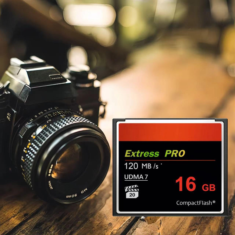 16GB CompactFlash Memory Card UDMA Speed Up to 120MB/s.for Professional Photographer Enthusiast Camera CF Card