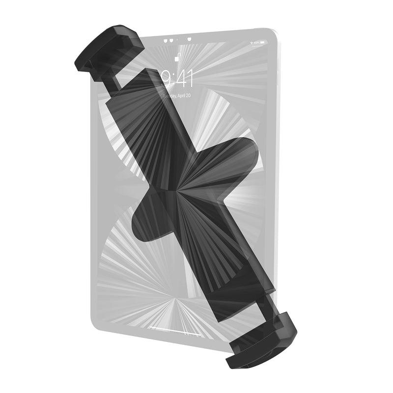 CTA Digital Universal Locking Holder Universal Locking Holder-Plastic Security w/Rubber Corner Grips iPad 10th Gen 10.9" & 7.9-12.5'' Tablets Compatible CTA's Line of VESA Clamp - Black (ADD-ULSHB)