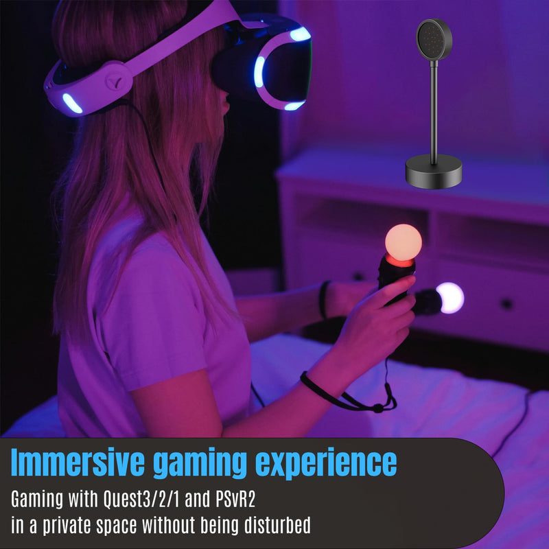 IR Light Compatible with Quest 3S,Quest3,Quest 2, Quest, PSVR2, Desktop IR Fill Light, Enhanced Hand Tracking, Improved Handle Sensitivity, ir Lights for Night Vision,USB Interface Adapter not Included
