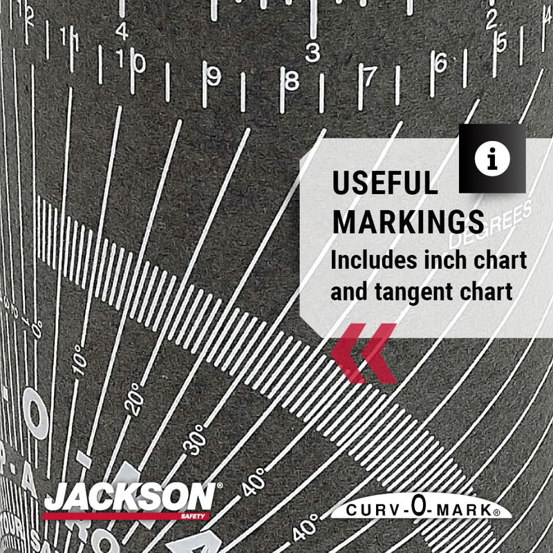 Jackson Safety Pipe Measuring Tool - Wrap-A-Round Tape Pipe Fitting Tool (Multiple Sizes and Heat Ratings) 350⁰ F Heat Rating XX-Large