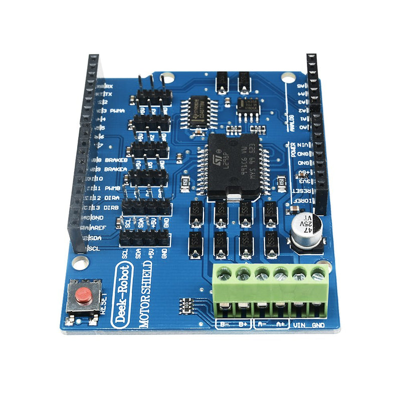 Heemol L298P Shield R3 DC Motor Driver Module 2A H-Bridge 2 Way 2560