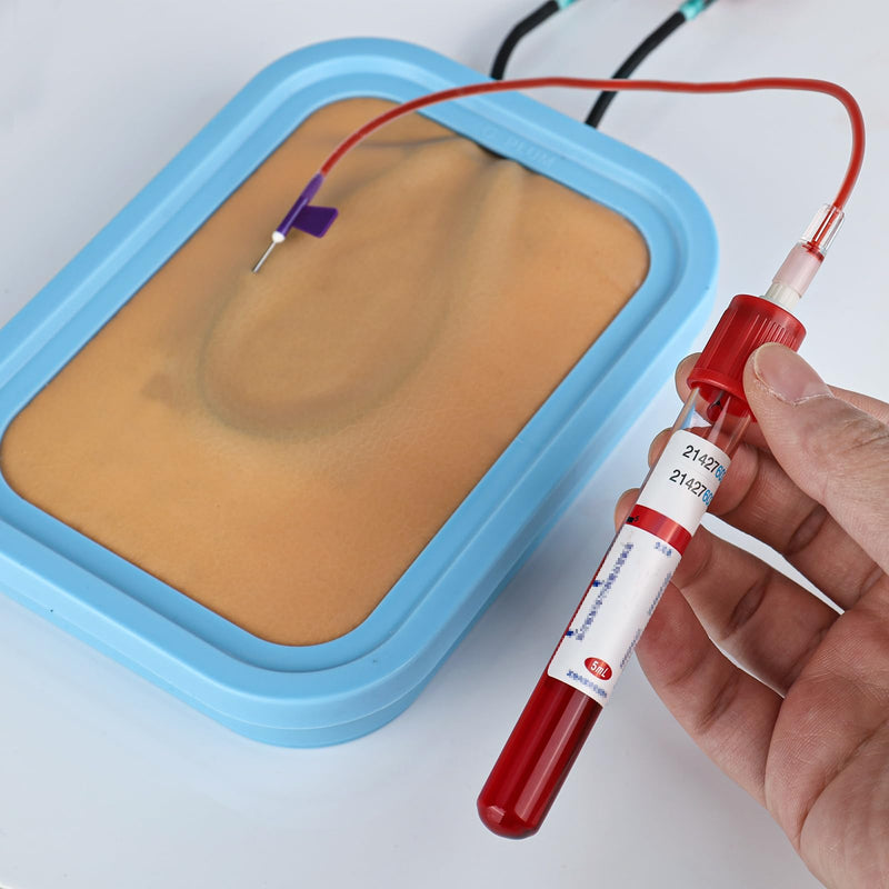 Injection Training with Medical Silicone Set of 4 IV Starter Set Portable IV Exercise Kit for Medical Students and Nurses