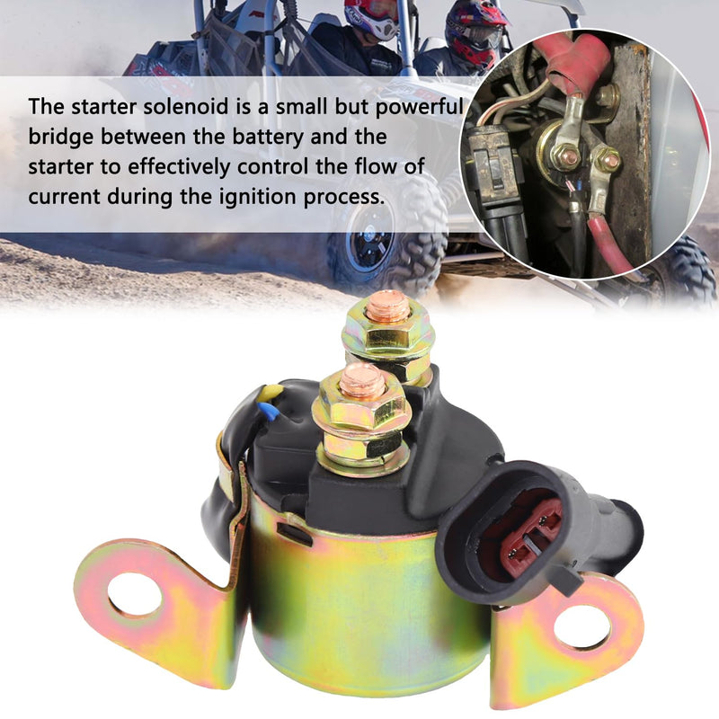 Starter Solenoid Relay Compatible with Polaris Ranger 400 500 570 700 800 RZR 4 XP S 570 800 900 Sportsman 500 700 800 Trail Boss 330 Trail Blazer 330 Replaces# 4012001 4010947