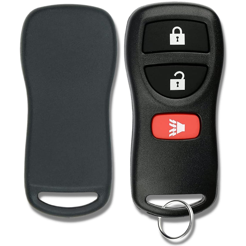 3-Button Replacement Keyless Entry Remote Key Fob, Compatible with Nissan Armada Pathfinder Frontier Murano Titan Quest Xterra Sentra Versa, Infiniti FX35 FX45 QX4, KBRASTU15 3-BTN