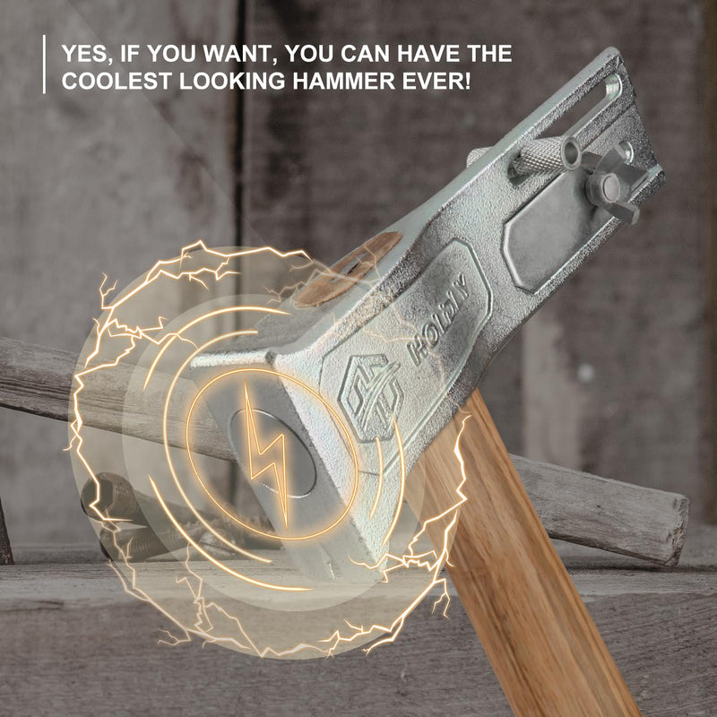 Magnetic Roofing Hammer, Multifunctional Magnet Roofing Hatchet,A Magical Roofing Tool for Quick Installation of Roofing Nails and Felt Hats