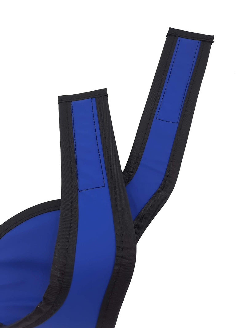 Women's Thyroid Protector Lightweight Magnetic Closure 0.5mm Pb Lead Royal Blue