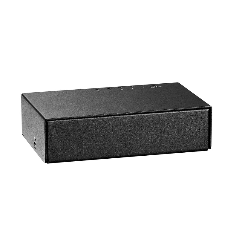 MokerLink 5 Port Gigabit Unmanaged Ethernet Switch, 4 x 100/1000Mbps Ports and 1 Gigabit Uplink, Home Office Network Hub Splitter, Metal Desktop & Wall Mount Network Switch 5x1G