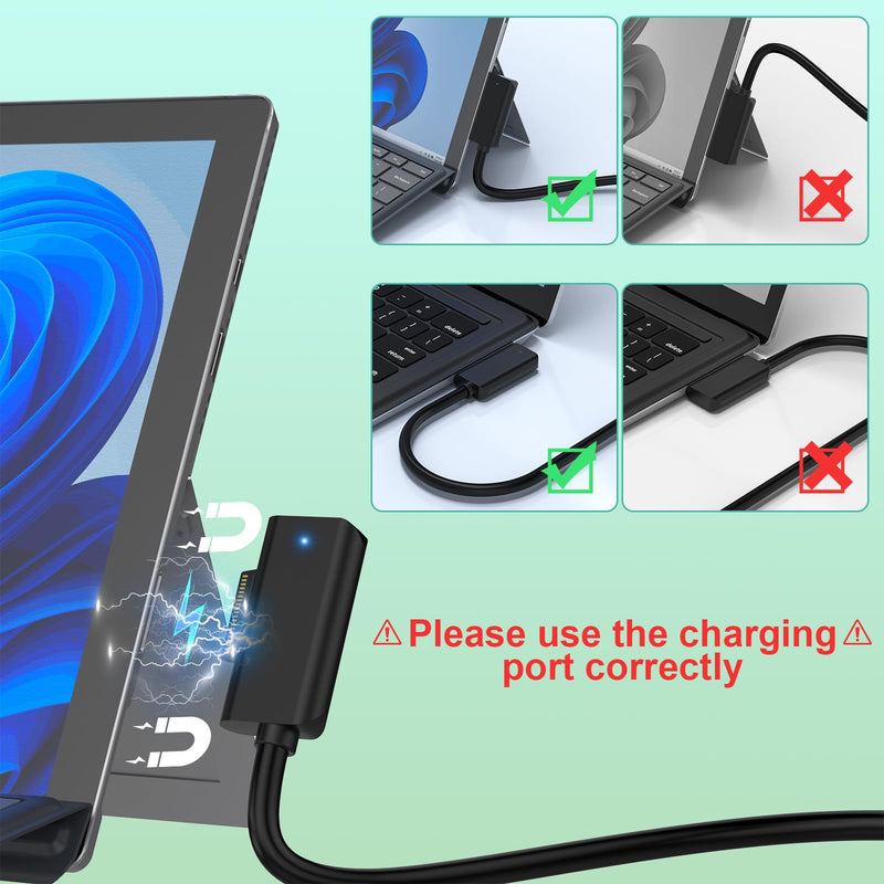 11 in 1 MS Surface Dock 4K@60HZ HDMI+VGA - Microsoft Surface Docking Station with Power Supply Surface Pro Docking Station for Surface Pro 11/10/9/8/X/7/6/5/4,Surface Laptop 6-1,Surface Book/Laptop Go 11 in 1 Surface Dock