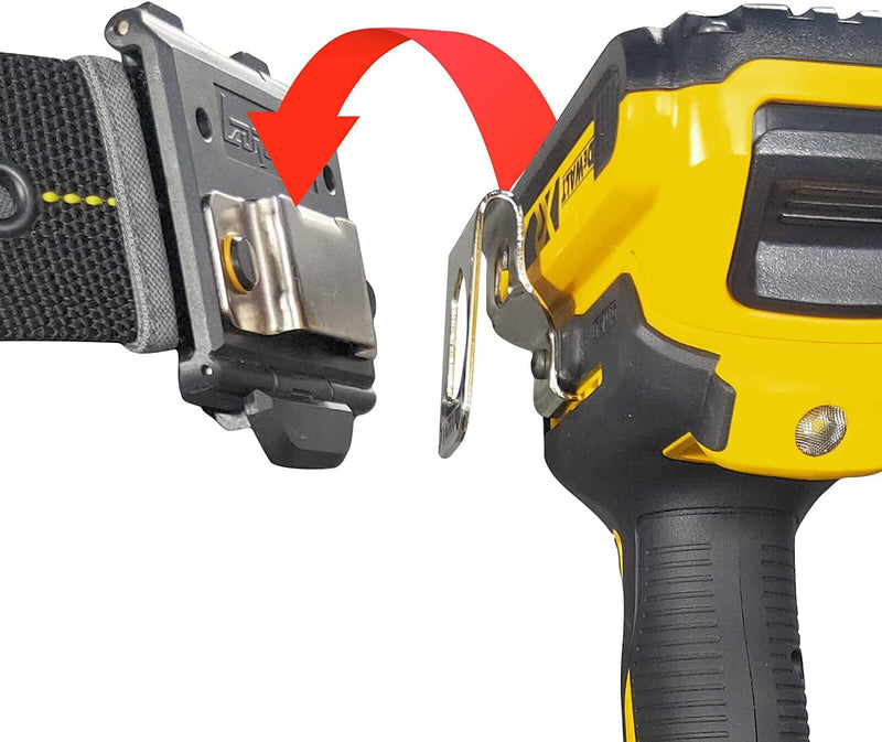 Tape Measure Holder, Tape Measure Clip, Drill Holster, Measuring Tape Holder, Holster for Belt, Drill Holster for Belt Clip on. Drill Holster in Black,pack 1