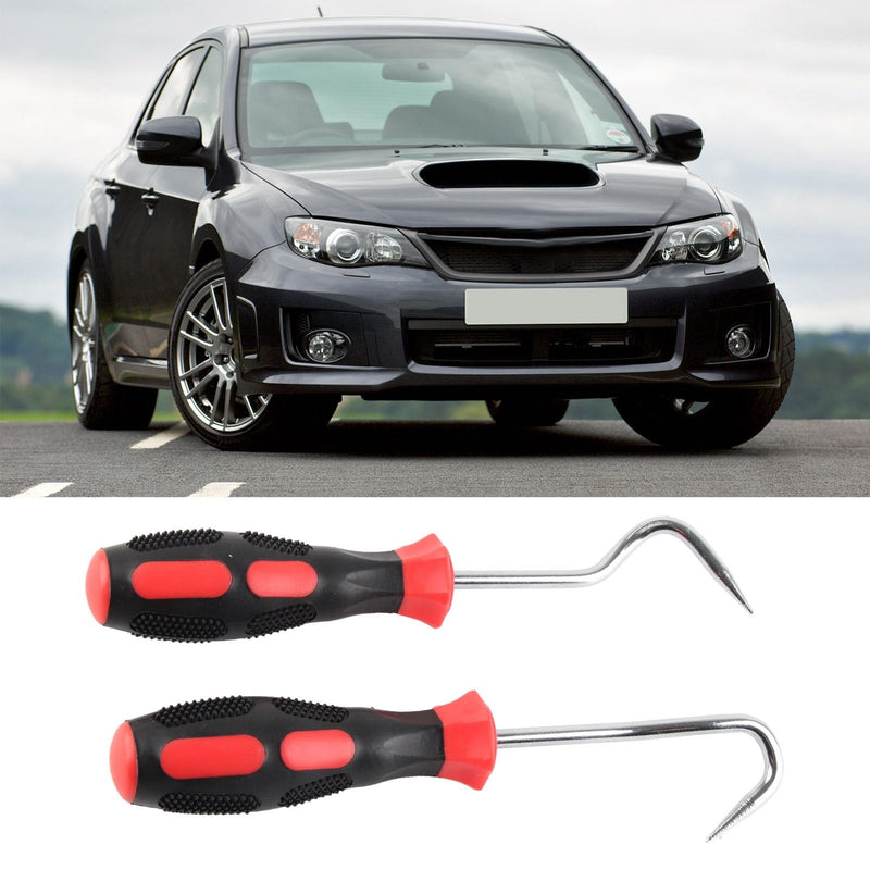 Pick and Hook Set, Coolant Hose Puller Tool, Radiator Hose Puller Tool, 2-Piece Hose Puller Hook Vehicle Maintenance Tool for Transmission Line of Radiator Heater
