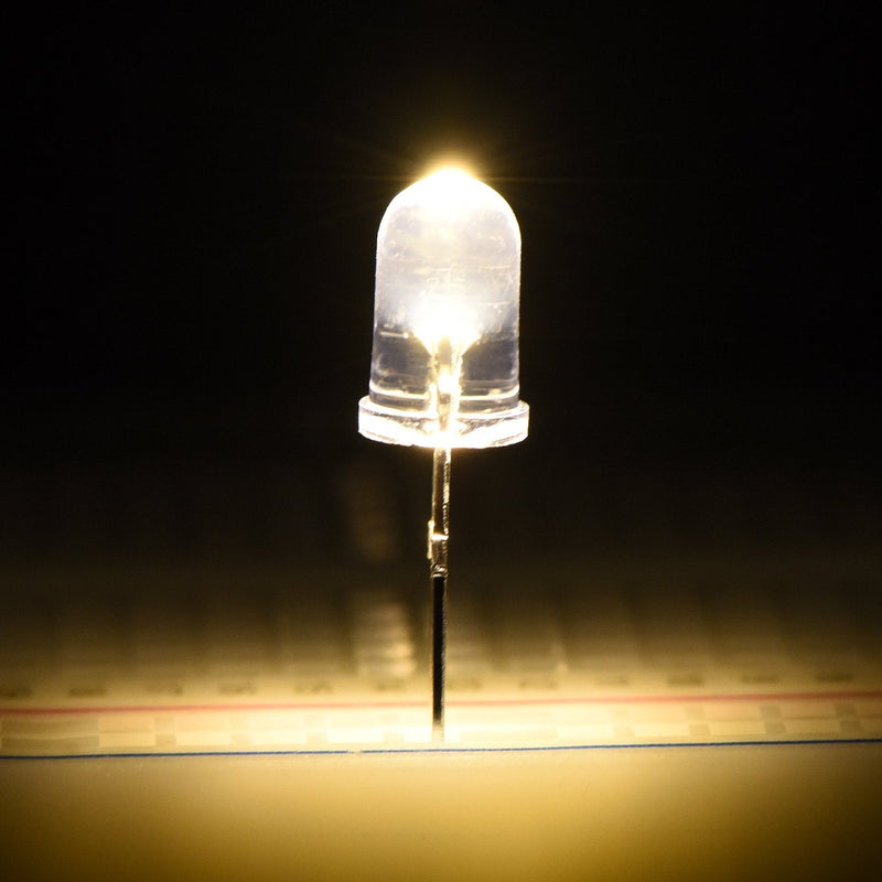 100 pieces clear LED light diffuse diodes LED lamp mixed kit 10 colours 5 mm.