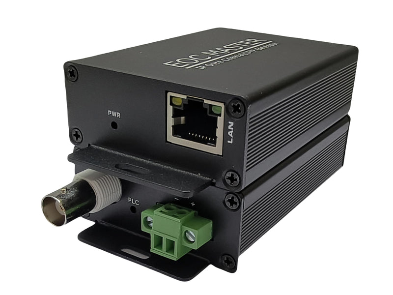 IP Extender Over Coax Kit, BNC UTP to 10/100Base-TX LAN Port Ethernet Extender Set Over Coaxial Cable (EoC) for IP Security CCTV Cameras,Up to 1640FT (POE300)