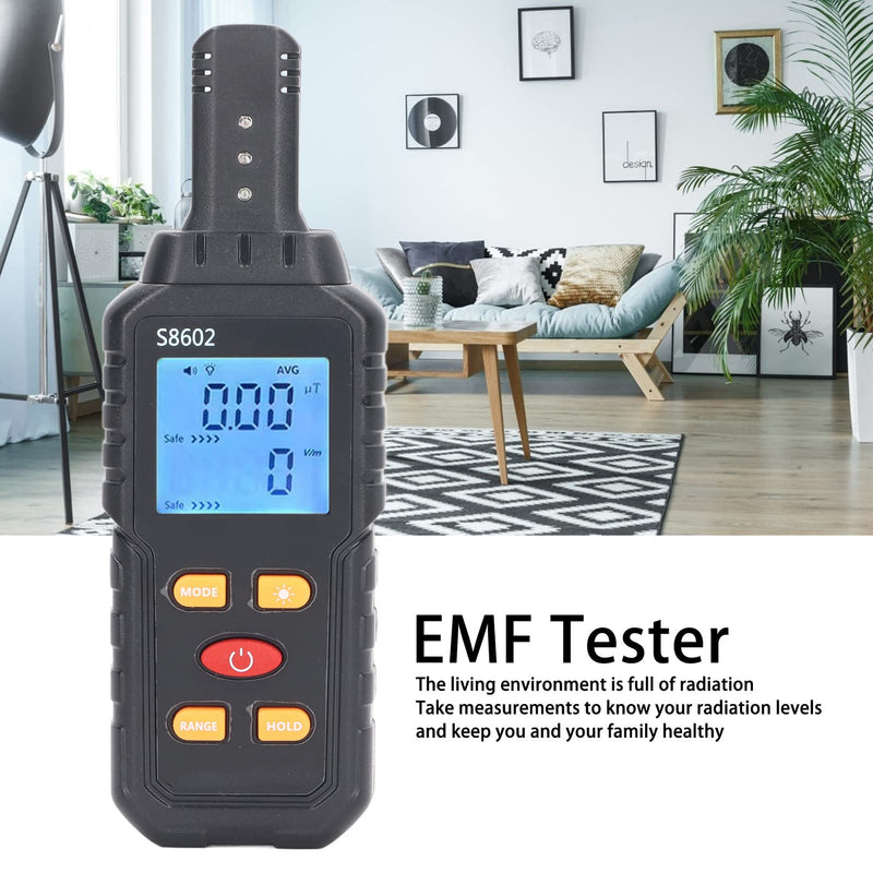 EMF Test, Electromagnetic Radiation Tester EMF Electric Magnetic Field Detector Meter 5 Hz to 3500 Hz