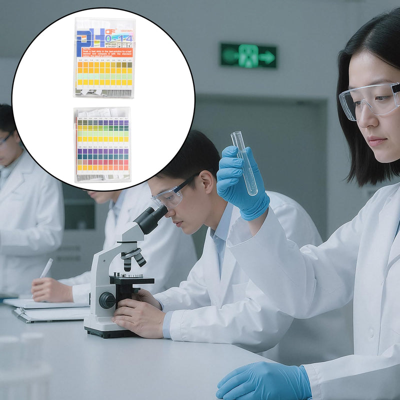 100 pH Test Strips 0-14 Indicator Paper for Water, Pool, Aquarium | Ideal for drinking water, swimming pools, aquariums, ponds, laboratories, schools and industrial processes.