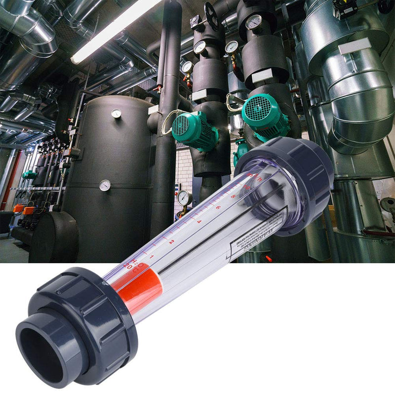 Water Flow Meter, Liquid Flowmeter, Plastic Liquid Meter, Measuring Instruments 1-10m3/h, for Flow Measurement and Monitoring, Default