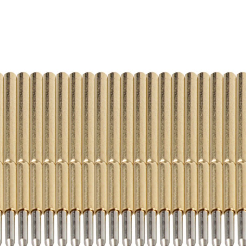 Pogo Pin Spring Contacts, High-Precision 1.02 mm Conical Head for Stable Connections, Spring Contact Set of 100 Pieces for Electronics Testers, PCB Prototyping, Quality Control and Hardware Development