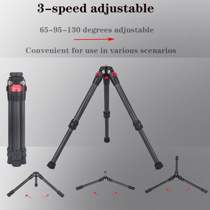 Universal Carbon Fiber Mini Tripod for Gopro 11 9 8 Osmo Mobile/Gimbal Handle Grip Stabilizer/Smooth 4/Crane 2/Vimble 2/Ronin-S insta360 Insta 360 Accessories (red) Red
