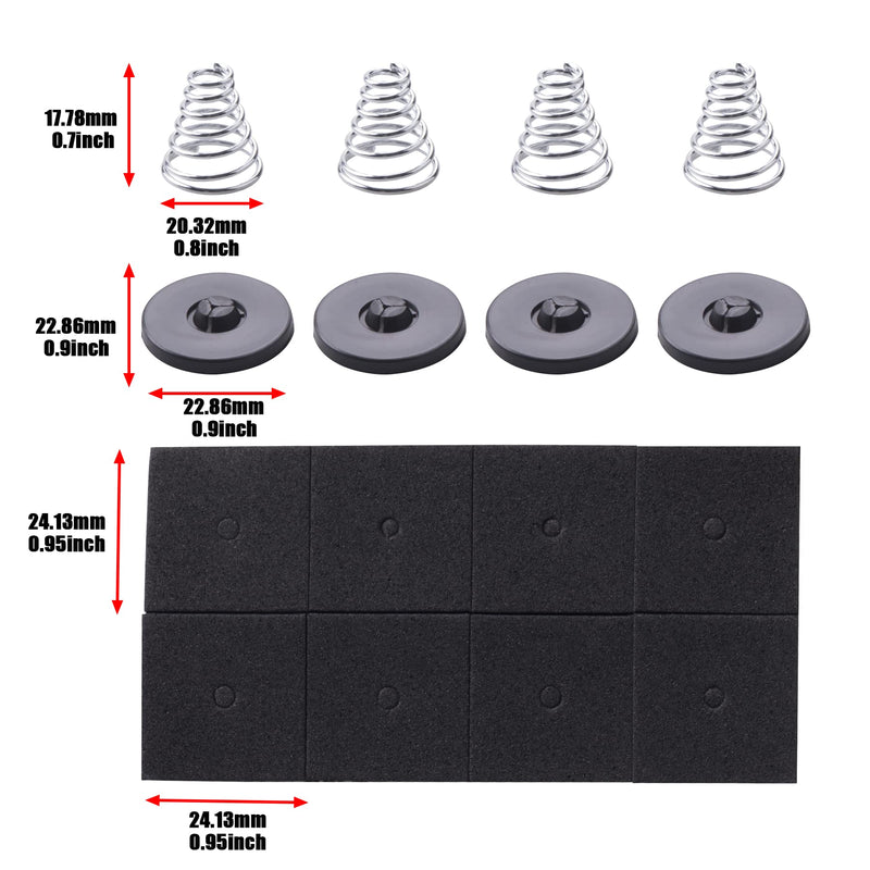 Fan Mounting Kit, Electric Radiator Fan Plastic rods Installation Kit Compatible Mount Hold Radiator Spal Fan, Electric Cooling Fan and Transmission Cooler