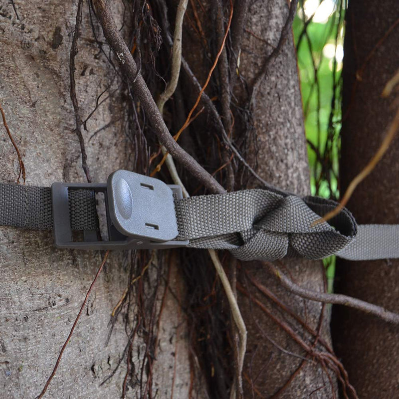 Wildlife Trail Camera Mounting Straps, Nylon Fiber Straps, Deer Camera Tree Belts Kit for Hunting Game Cameras Accessory Dark Olive 2pcs
