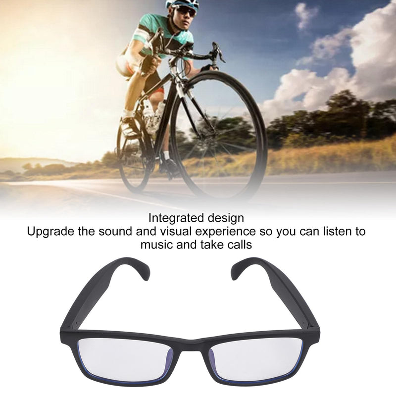 Smart Sound Glasses with Mic, Bluetooth Sunglasses with Blue Light Blocking, Touch Voice Assistant, Sports Smart Glasses for Outdoor Cycling Running Driving
