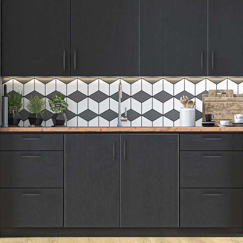 Ravinte 10 Pack Cabinet Handles Matte Black Cabinet Pulls Kitchen Cabinet Handles,Curved Drawer Pulls in 6-1/4 Inch Length with 4 Inch Hole Center Arch Kitchen Cabinet Hardware