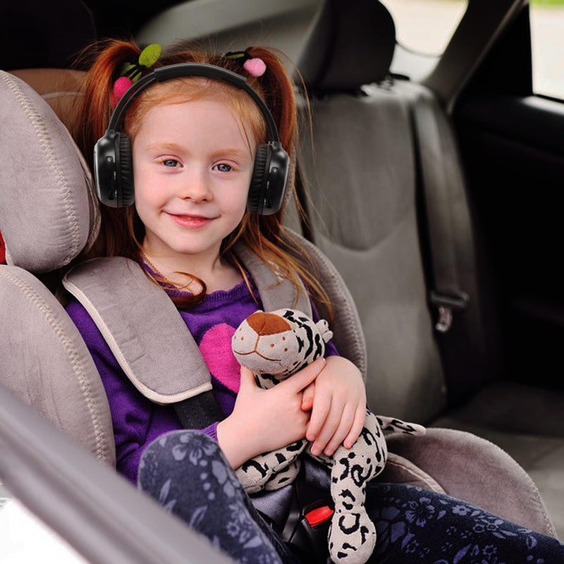 2 Pack of Infrared Headphones for Car DVD, IR Headphones Kids 2 Channel,Universal Car Headphones Wireless for Honda Odyssey Rear Entertainment System