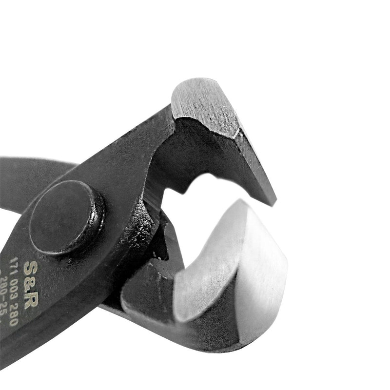 S&R Pincers 280mm Chrome Vanadium Steel, Coated Handles, Monier's Pliers, Braiding Pliers, Biting Pliers, Wire Pliers, Cutting Pliers 280mm (Pack of 2) 280 mm (Pack of 2)
