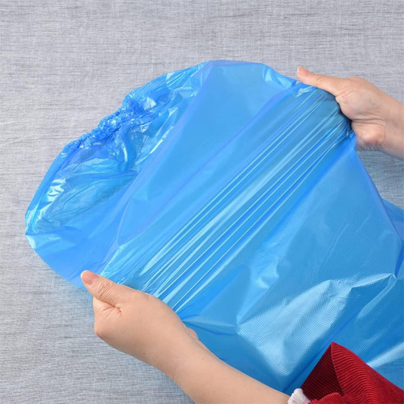 Pack of 20 Disposable Boot Covers PE Waterproof Non-Slip Blue | PE boot covers: water-repellent, non-slip. XL 38x48cm, size 46-47. Elasticated top edge. For agriculture, construction, and gardening. Blue Boot Clothing