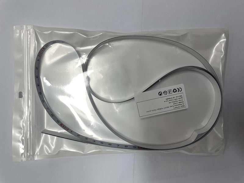 Self-adhesive tape measure, white painted scale tape measure, 2 m tape measure, self-adhesive, metric tape measure for sticking, 13 mm wide, left to right, for workbenches, tables, machines, desks, counters, walls 2 m