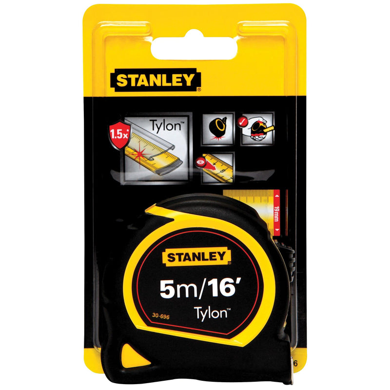 Stanley STA030696N Tylon Tape Measure, 5m/16ft Design 1 5 m